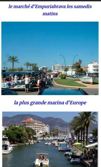 Le Canola Empuriabrava Port - 45M2 - Vue Piscine - Plage Centrale 500M- Parking Prive Gratuit 외부 사진